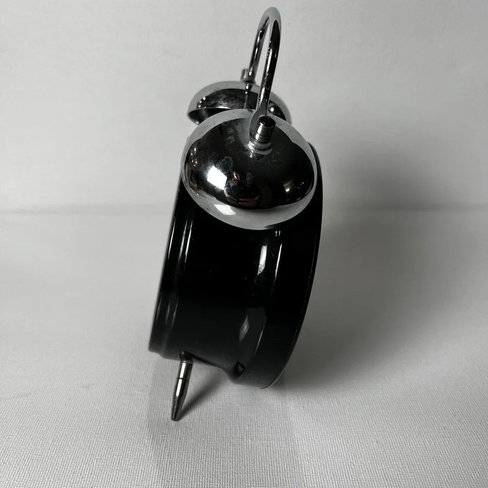 Vintage Disney Mickey Mouse Twin‎ Bell Alarm Clock Analog Retro Tested Working